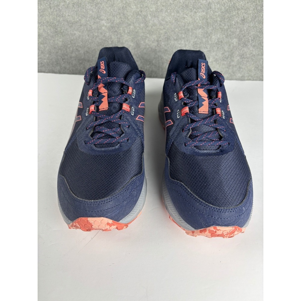 ASICS Gel-Venture 10 Trail Running Shoes Wide 11 Blue Pink 1012B761 - Picture 2 of 12